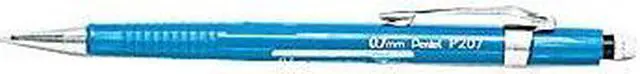 Alt view image 6 of 9 - Pentel Sharp Mechanical Pencil, 0.7 Mm, Hb (#2.5), Black Lead, Blue Barrel P207C
