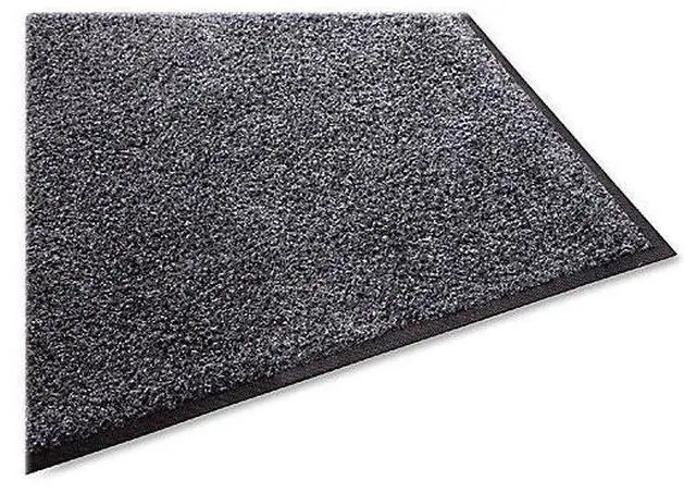Alt view image 11 of 19 - Genuine Joe Indoor Wiper Mat Nylon Carpet Rubber Back 33-1/2"X56" GY 58354