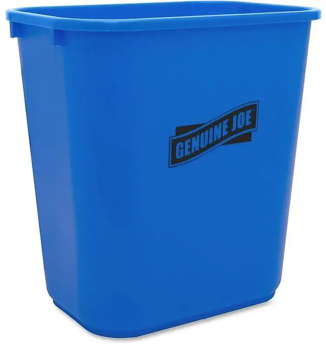 Alt view image 2 of 10 - Genuine Joe Recycling Wastebasket 28-1/2 Quart 14-1/2"x10-1/2"x15" BE 57257