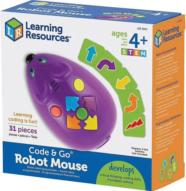 Alt view image 11 of 20 - Learning Resources LER2841 Stem Robot Mouse