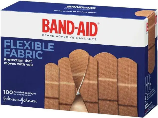 Alt view image 7 of 16 - BAND-AID Flexible Fabric Adhesive Bandages Assorted 100/Box 11507800