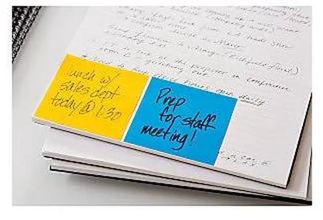 Alt view image 9 of 20 - 3M R33012AU Pop-Up Note Refills  3 x 3  Five Ultra Colors  12 100-Sheet Pads Pack