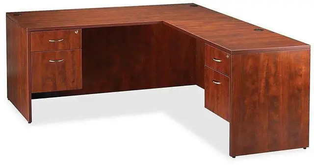 Alt view image 7 of 13 - Lorell Return Shell 35"x24"x29-1/2" Cherry 69423