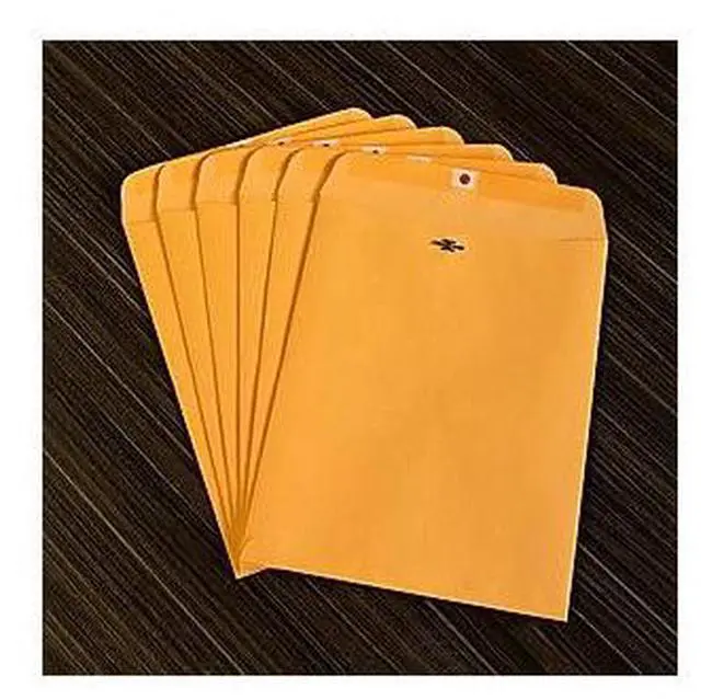 Alt view image 3 of 18 - Business Source Clasp Envelopes 28 lb. 9-1/2"x12-1/2" 100/BX Brown Kraft 36664