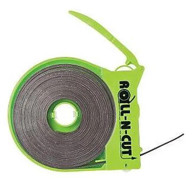 Alt view image 5 of 14 - Baumgartens Magnetic Tape Roll w/Dispenser 1/2"x15' BK Tape/GN Dispenser 66021