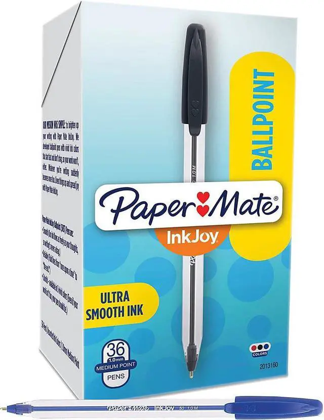 Alt view image 2 of 6 - Paper Mate Pen,Inkjy,Bp,1.0m,36,Ast 2013160