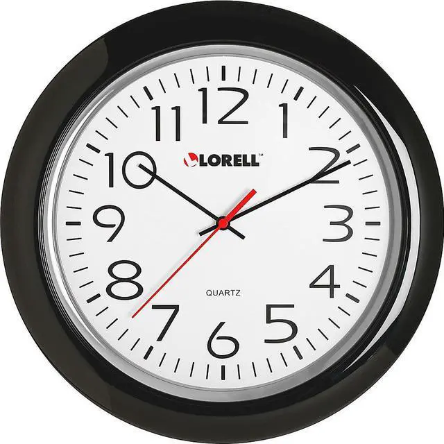 Alt view image 4 of 12 - Lorell 60989 Wall Clock Analog - Quartz