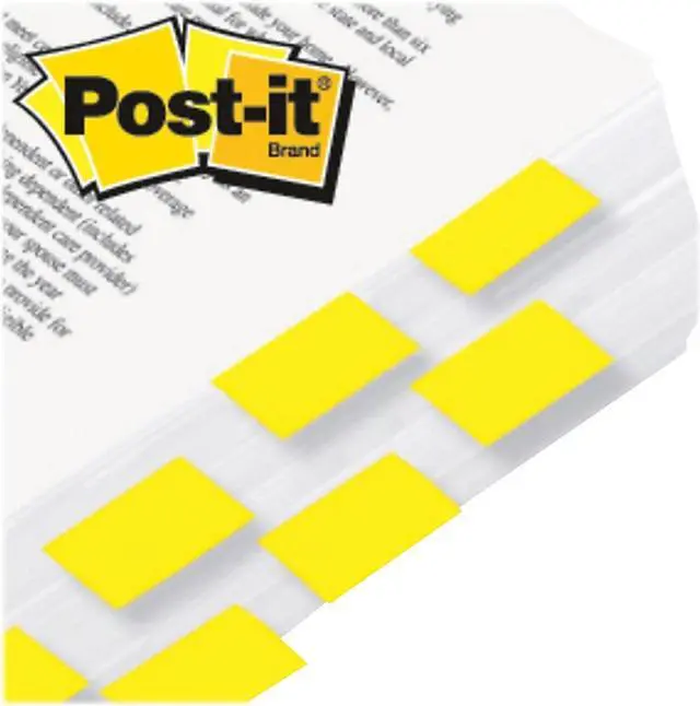 Alt view image 7 of 18 - Post-it Marking Page Flags in Dispensers Yellow 12 50-Flag Dispensers/Box