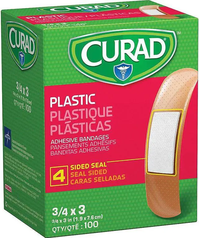 Alt view image 3 of 7 - Medline NON25500 Adhesive Bandages, Plastic