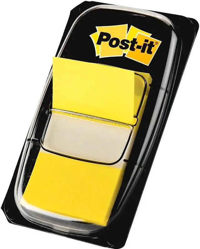 Alt view image 5 of 18 - Post-it Marking Page Flags in Dispensers Yellow 12 50-Flag Dispensers/Box