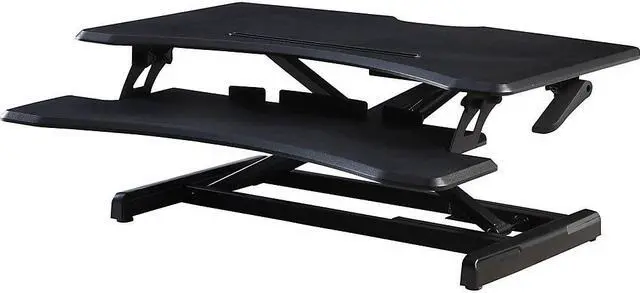 Alt view image 4 of 8 - Lorell LLR99539 X-Type Slim Desk Riser, Black