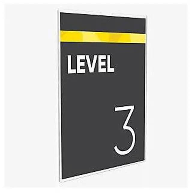 Alt view image 5 of 10 - Lorell Cubical Frame Acrylic 8.5"x11" Clear 49206