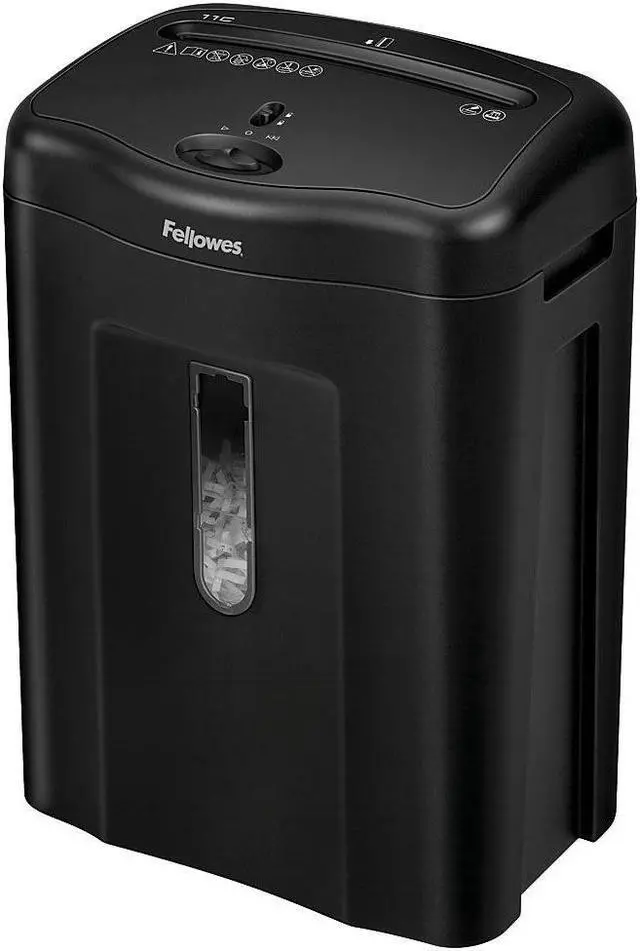 Alt view image 10 of 20 - Fellowes Powershred 11C Cross-Cut Shredder 11 Sheet Capacity 4350001