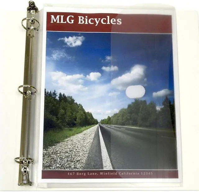 Alt view image 10 of 20 - C-Line Poly Binder Pockets, 11 1/2 X 9 1/4, Clear, 5/Pack 57537