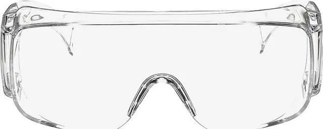 Alt view image 4 of 11 - 3M Tour-Guard V Protective Eyewear - Frameless OTG - Clear Single Lens - 100/Carton TGV01-100
