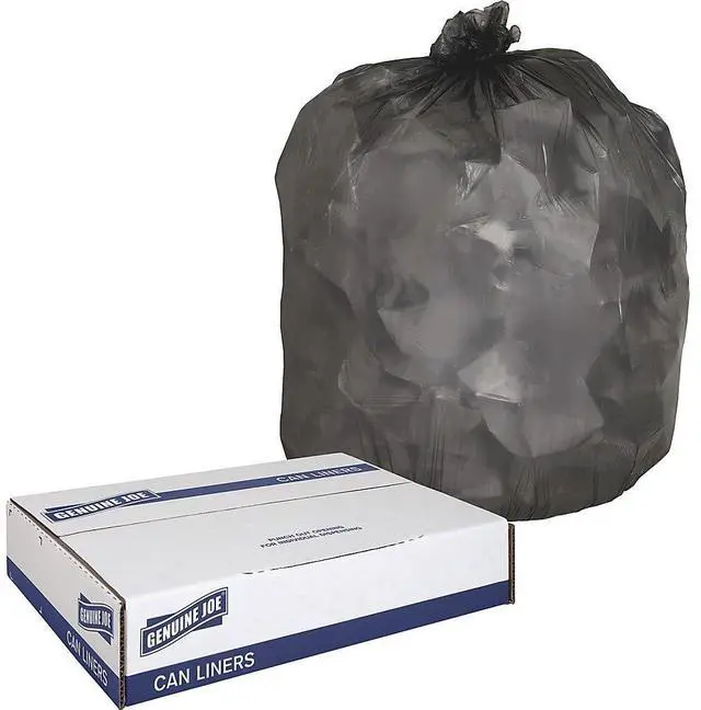 Alt view image 7 of 11 - Genuine Joe Can Liners 56 Gallon .58 mil 43"x47" 200/CT 70422