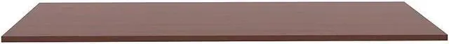 Alt view image 10 of 16 - Lorell Adjustable Height Tabletop 24"x60"x1" Mahogany 59605