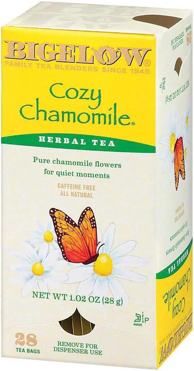 Alt view image 5 of 19 - Bigelow Single Flavor Tea, Cozy Chamomile, 28 Bags/Box 00401