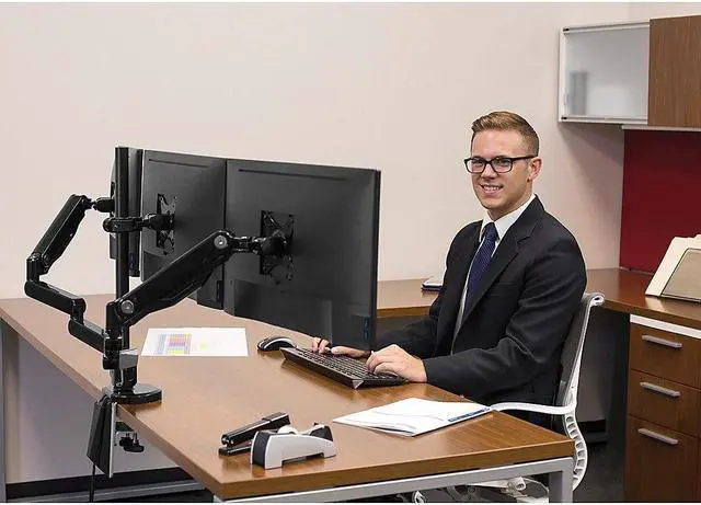 Alt view image 7 of 20 - Fellowes Platinum Mounting Arm 8042601