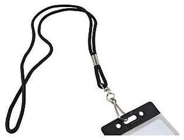 Alt view image 8 of 13 - Baumgartens Standard Lanyards, w/Hook, 36" L, 12/PK, Black 68939
