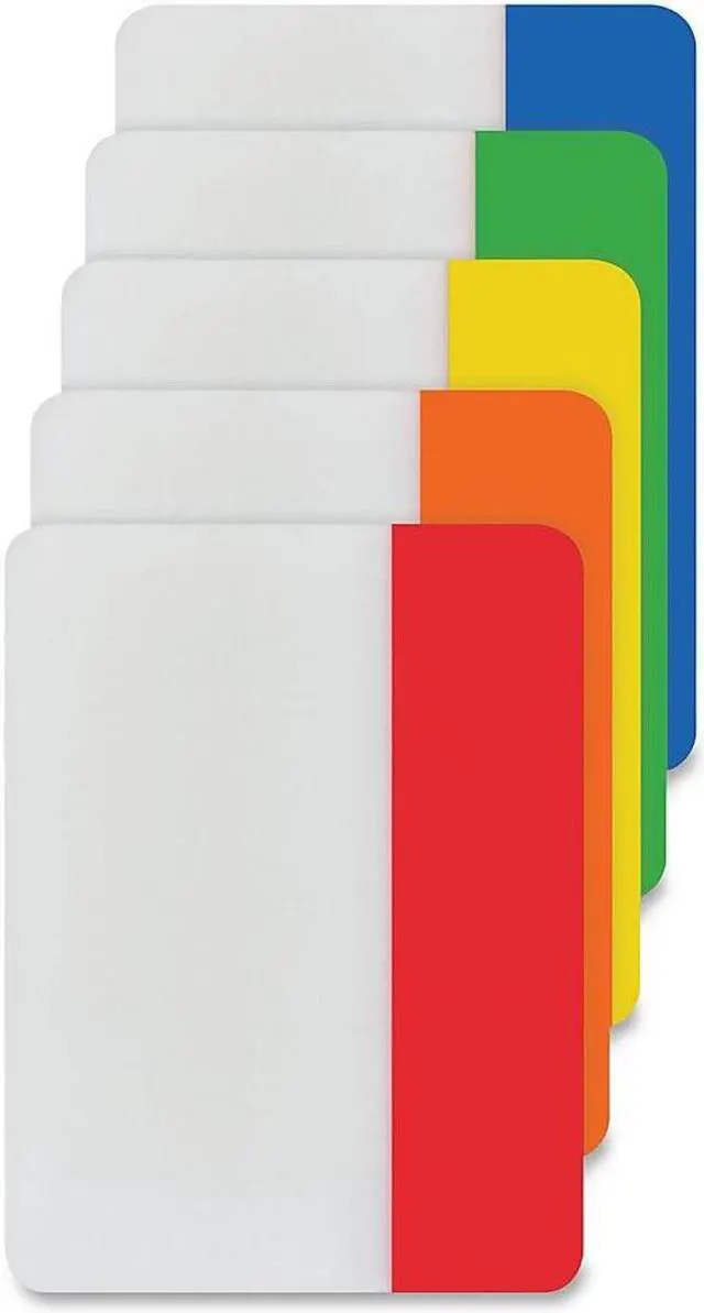 Alt view image 6 of 14 - 3M File Tabs 2 x 1 1/2 Assorted Primary 30/Pack 686ROYGB