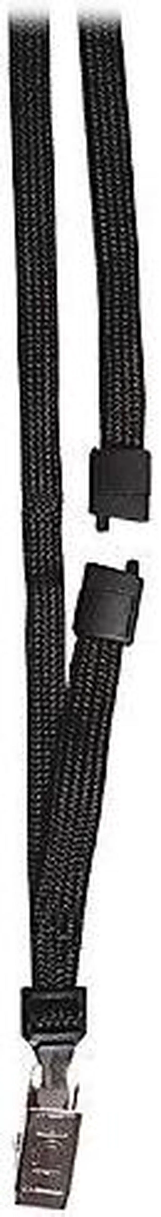 Alt view image 8 of 14 - SICURIX Safety Breakaway Lanyard - 12 / Pack - 36" Length - Black - Nylon, Steel