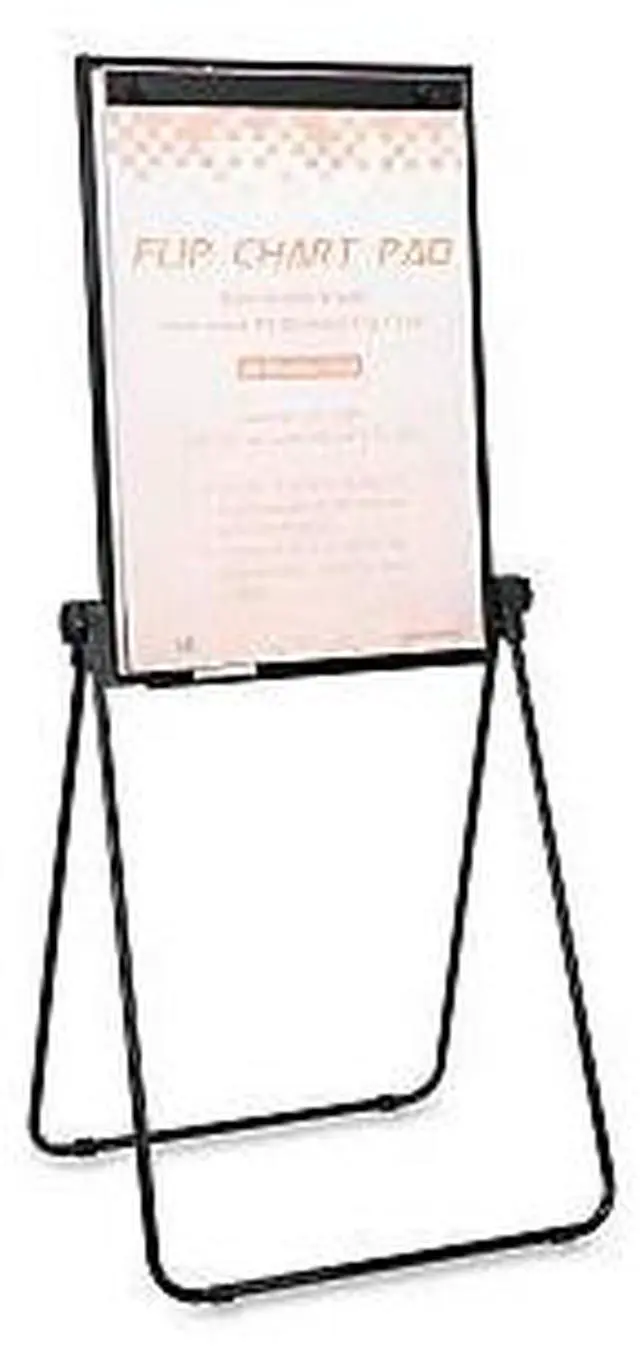 Alt view image 3 of 10 - Lorell 2-Sided Dry Erase Easel 24"x36"x67" Black 55629