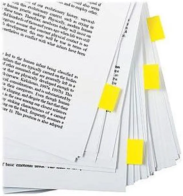 Alt view image 6 of 18 - Post-it Marking Page Flags in Dispensers Yellow 12 50-Flag Dispensers/Box