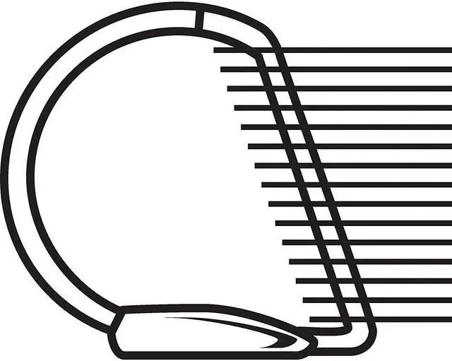 Alt view image 10 of 20 - Avery Durable View Binder w/Slant Rings 11 x 8 1/2 3" Cap Blue 17044