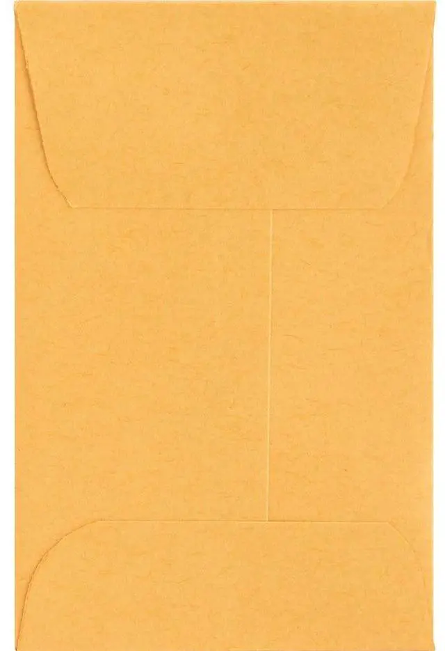 Alt view image 8 of 20 - Business Source Coin Envelopes No.1 24lb. 500/BX 2-1/4"x3-1/2" Kraft 04440