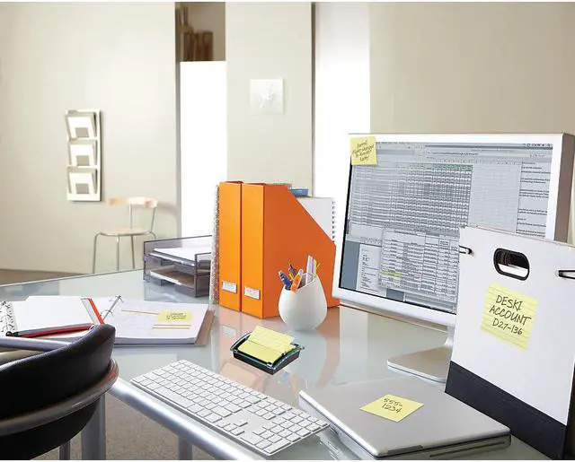 Alt view image 5 of 14 - Post-it Pop-up Note Dispenser/Value Pack 4 x 4 Self-Stick Notes Black/Clear