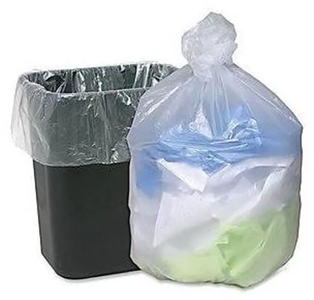 Alt view image 6 of 11 - Genuine Joe Can Liners 7-10 Gal 6mic/.20mil 24"x23" 1000/CT Translucent 70010