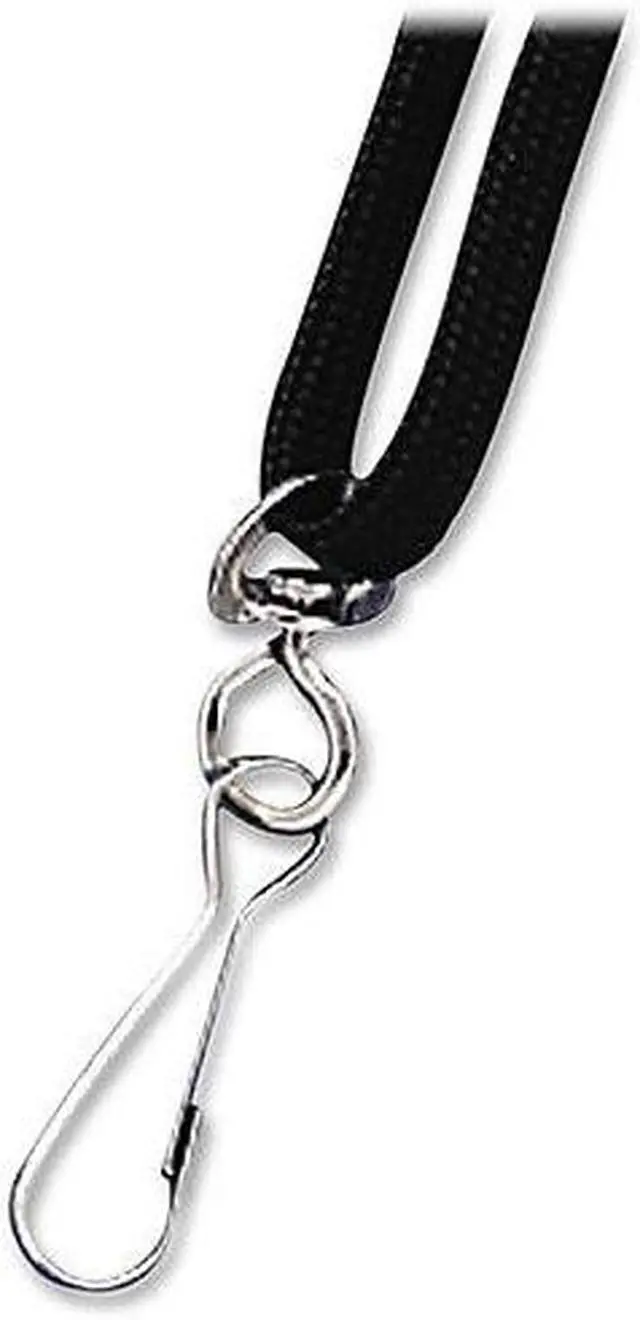 Alt view image 14 of 20 - Baumgartens Breakaway Lanyard w/ Hook 36" Black 65509