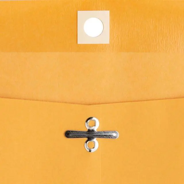 Alt view image 4 of 14 - Business Source 36665 Heavy-Duty Clasp Envelope, Clasp - #97 (10" x 13") - 28 lb - Kraft - 100/Box , 1 Box