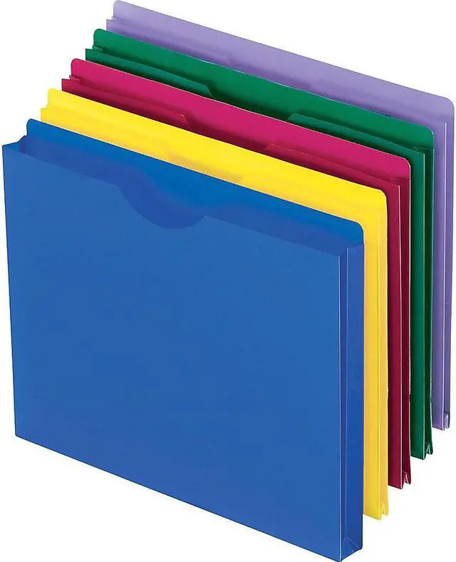 Alt view image 5 of 20 - Pendaflex File,Poly Jkt 1" Ltr,Ast 50990