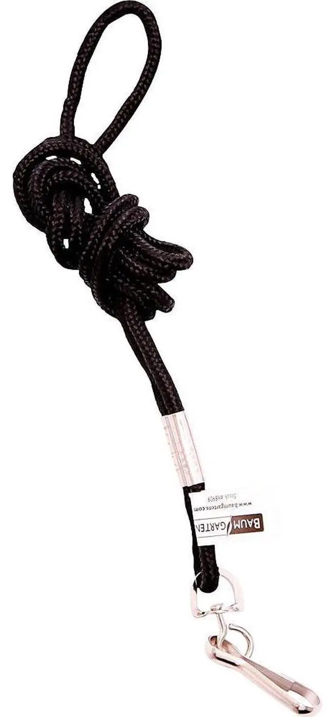 Alt view image 4 of 14 - Baumgartens Standard Lanyard With Hook 36" L Nylon Black 68909