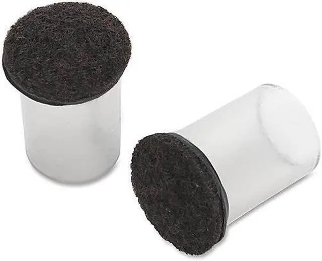 Alt view image 11 of 17 - Floor Protectors, Flexible Sleeve, 1", Clear