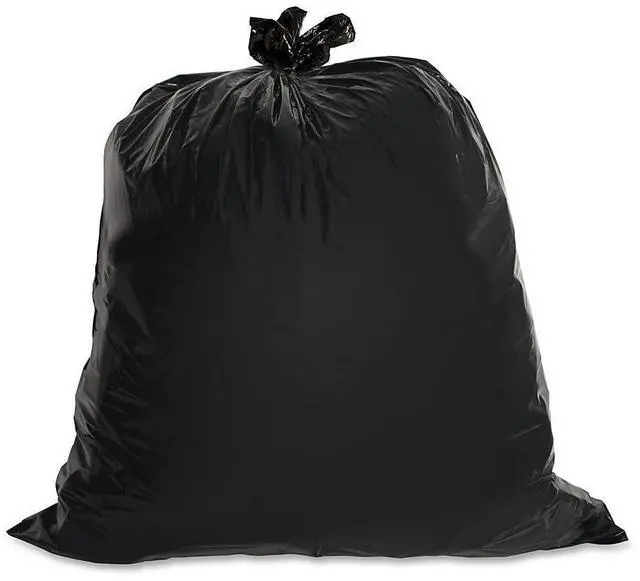 Alt view image 3 of 11 - Genuine Joe Heavy-Duty Trash Bags 1.5 Mil 55-60 Gallon 50/CT Black 01535