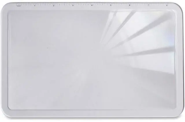 Alt view image 4 of 9 - Sparco Handheld Magnifier 2X Main 5-3/4"W x 9-3/4"H 10601
