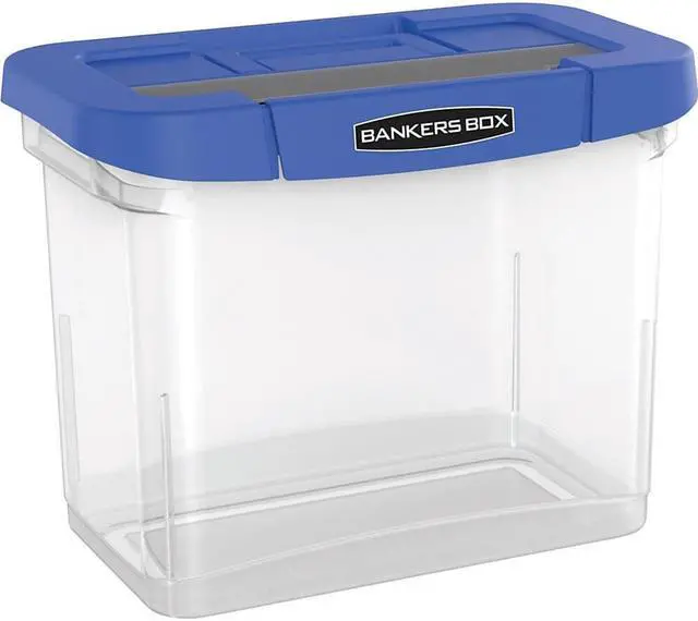 Alt view image 3 of 18 - Bankers Box Heavy Duty Plastic File Storage 14 1/4 x 8 3/5x 11 Clear 0086301