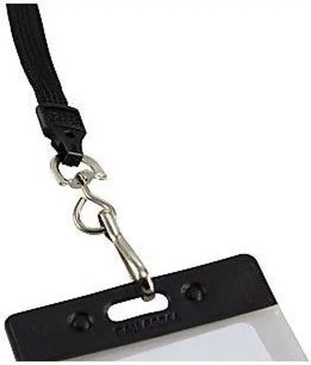 Alt view image 7 of 13 - SICURIX Plastic Hook Breakaway Lanyard - 12 / Pack - 36" Length - Black - Nylon, Plastic, Steel