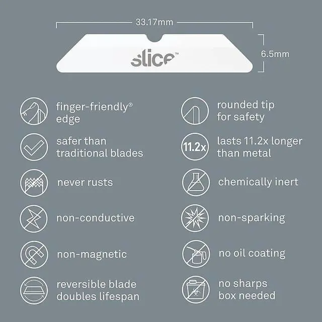 Alt view image 11 of 20 - Slice Ceramic Replacement Blades, 4 PCs
