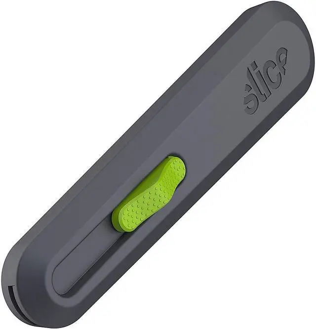 Alt view image 13 of 20 - Slice Smarty Series Auto-Retract Utility Knife-Grey/Green