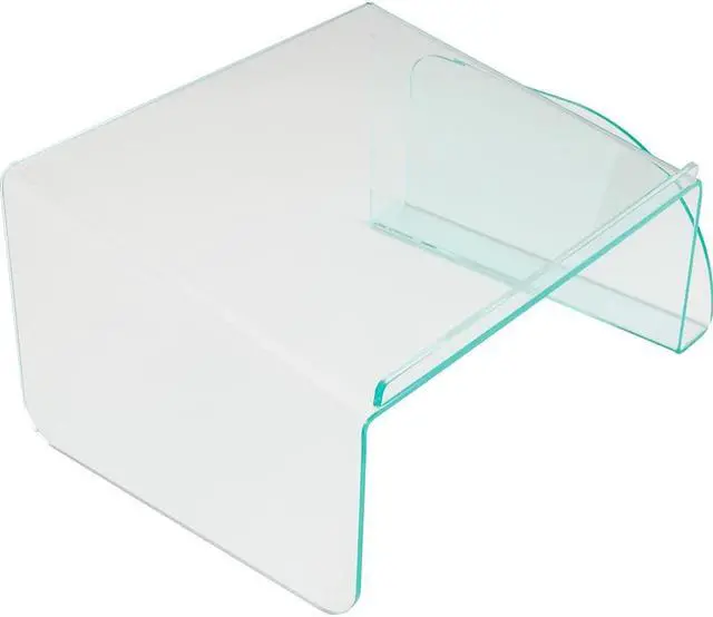 Alt view image 10 of 20 - Lorell Phone Stand 11"x10"x5-1/2" Clear/Green 80661
