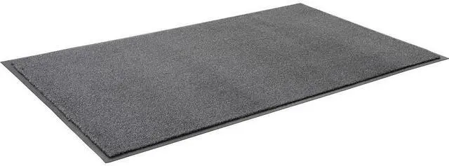 Alt view image 6 of 13 - Genuine Joe Indoor Mat Moisture Absorbent Vinyl Back 4'x6' Charcoal 56462