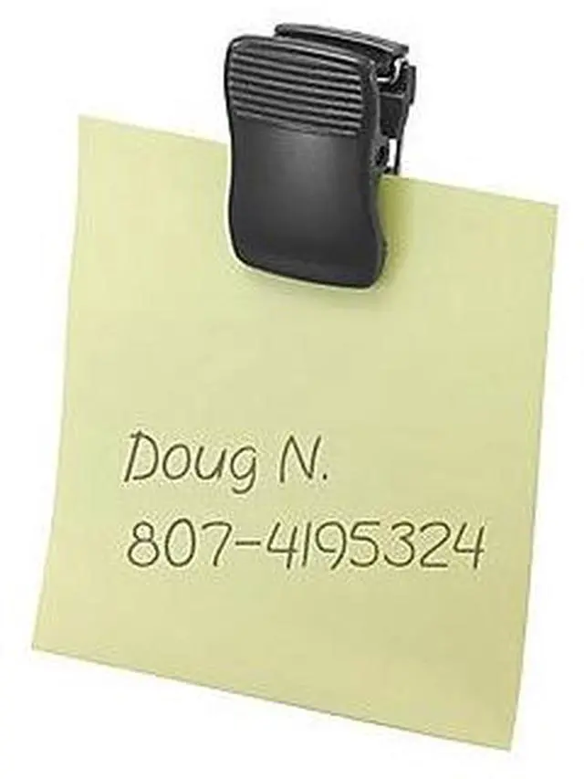 Alt view image 2 of 7 - Lorell Cubicle Clips Recycled 24/BX Black 80673
