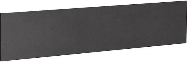 Main image of Lorell Essentials Series Hutch Tackboards - 16.50" Height x 56.75" Width - Black Fabric Surface - Laminated - 1 / Each