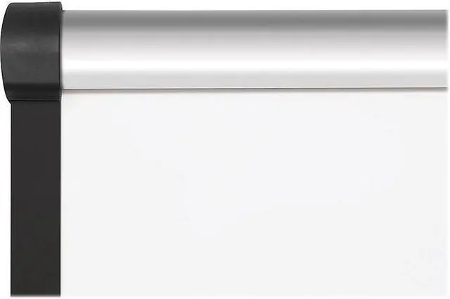 Alt view image 6 of 8 - Lorell Porcelain Board Magnetic 4'x3' Satin Aluminum Frame 55626