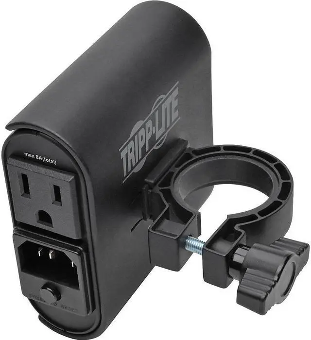 Alt view image 17 of 20 - Tripp Lite DMACUSB Ac/Usb Charging Clip For Display Mounts - Power Adapter - Ac / Usb - 3.4 A - 4 Output Connectors (2 X Usb, 2 X Nema 5-15) - Black