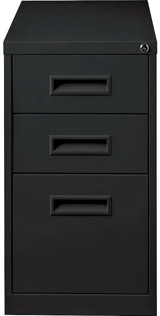 Alt view image 5 of 13 - Lorell Mobile Pedestal B/B/F 15"x19"x27-3/4" Black 67745